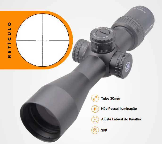 Luneta Vector Optics Veyron 3-12x44 FFP