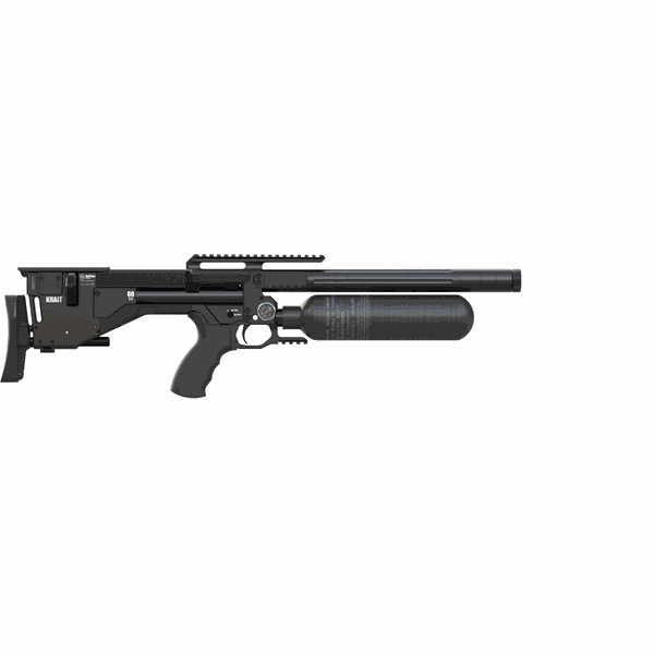 Carabina de Pressão PCP KRAiT L 5.5mm AirMaks Preto