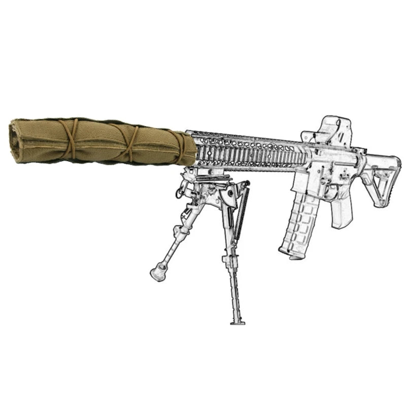 Capa protetora tática para silenciadores