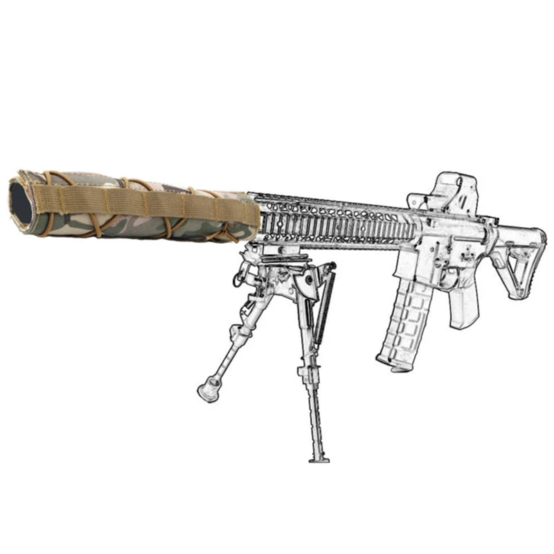 Capa protetora tática para silenciadores