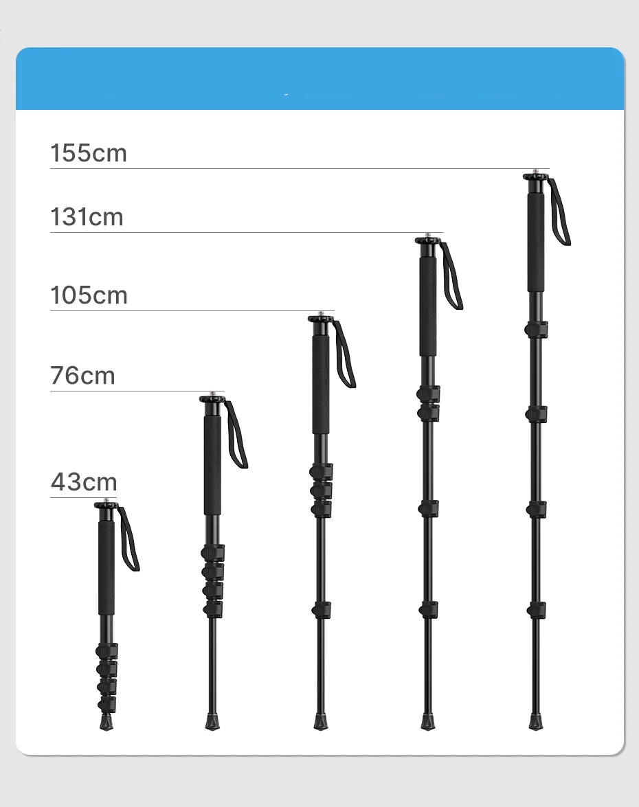 Tripé leve Ulanzi em alumínio