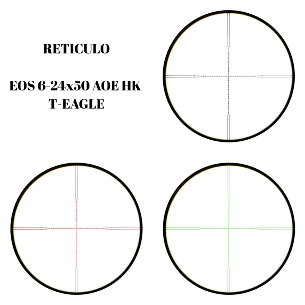 Luneta T-eagle Optics EOS 6-24X50 AOE HK