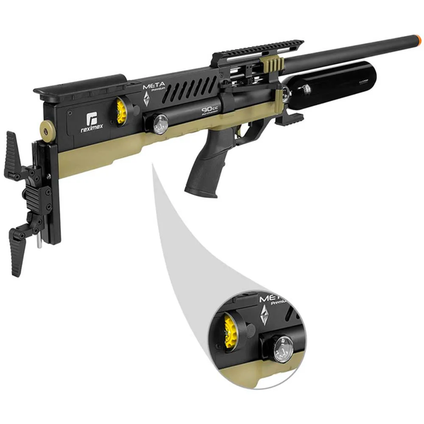 Carabina de Pressão PCP Reximex Meta Premium FDE 5.5mm