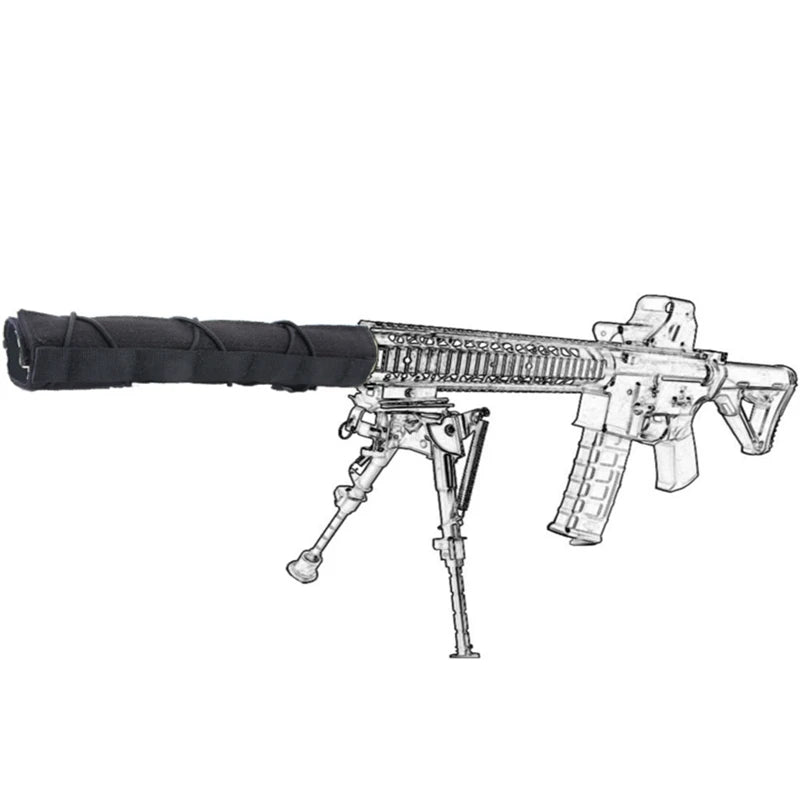 Capa protetora tática para silenciadores