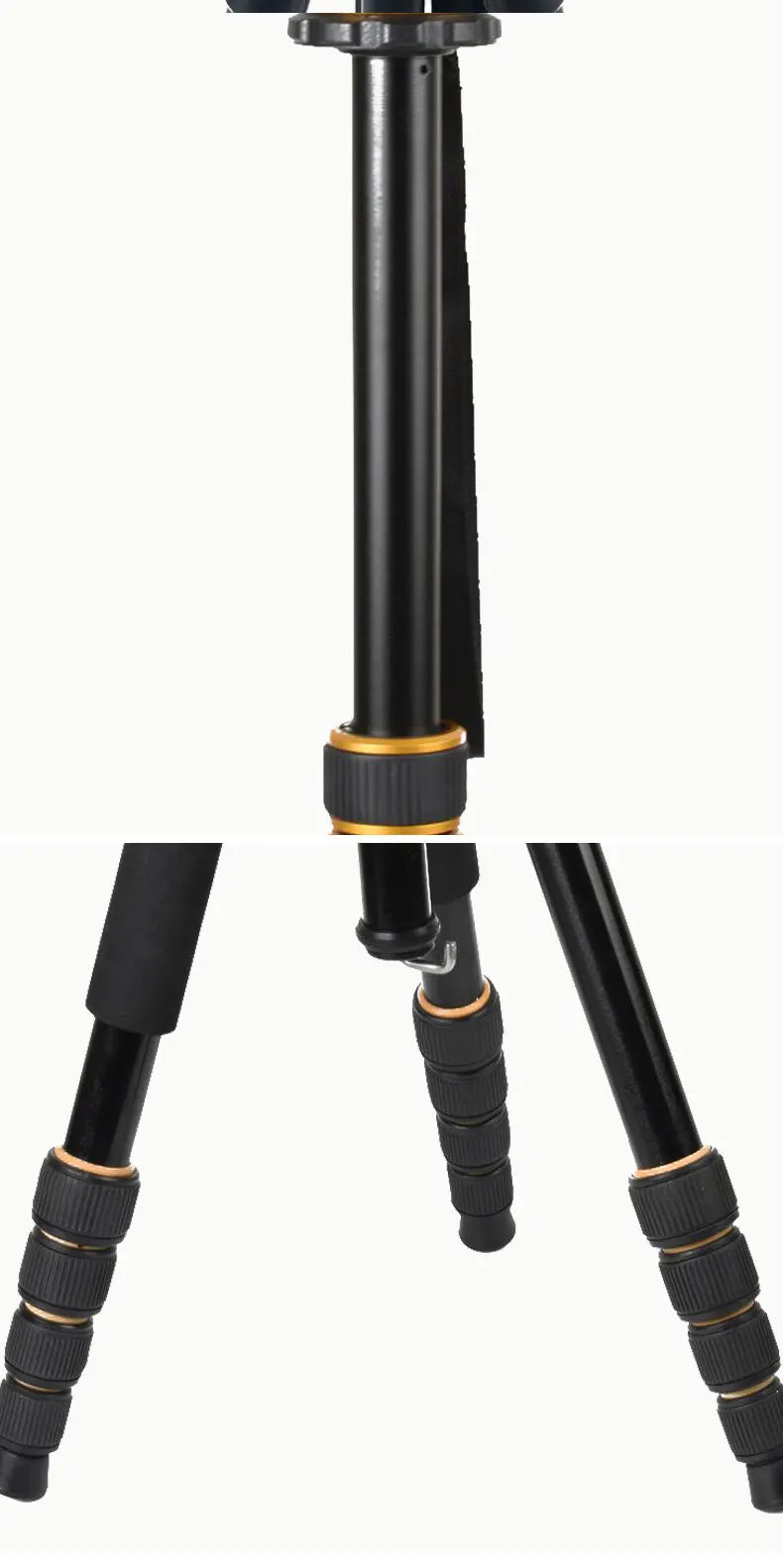 Tripé portátil em alumínio para caça e camping