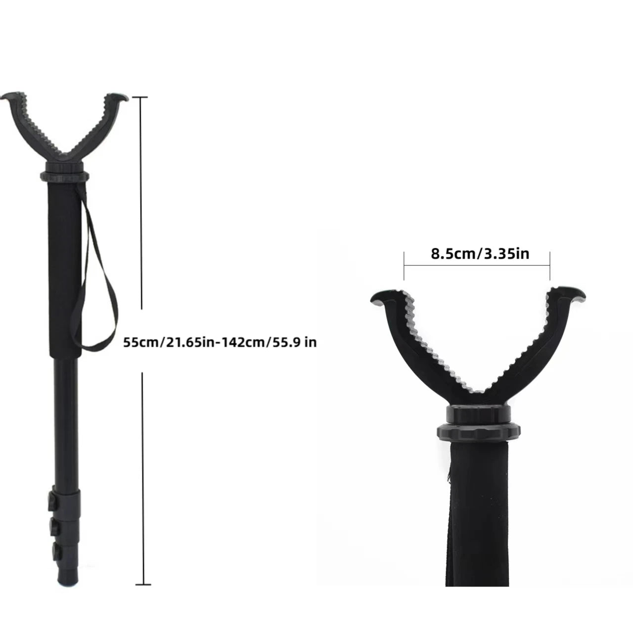 Monopé de caça em liga de alumínio