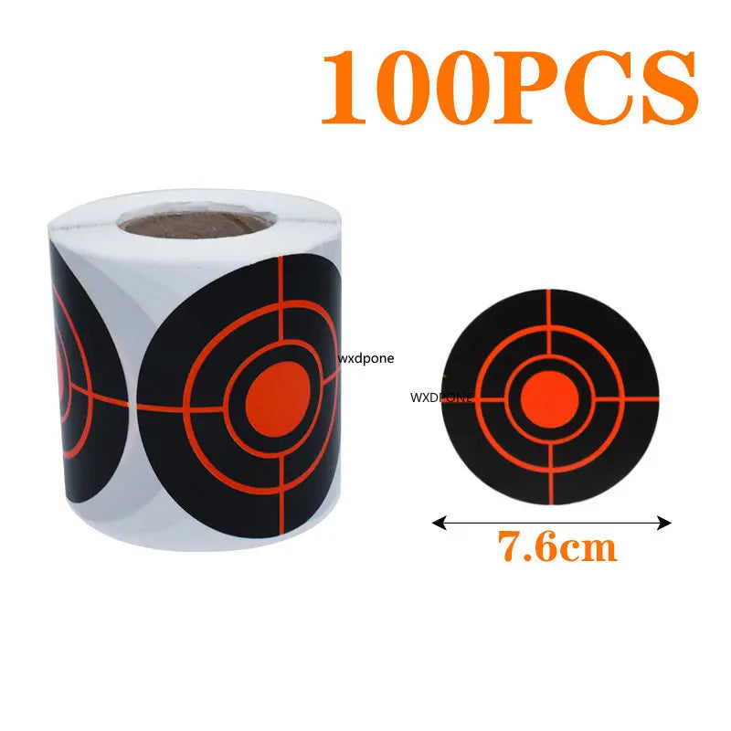 Alvos adesivos reativos Bullet Eye (100 unid.)