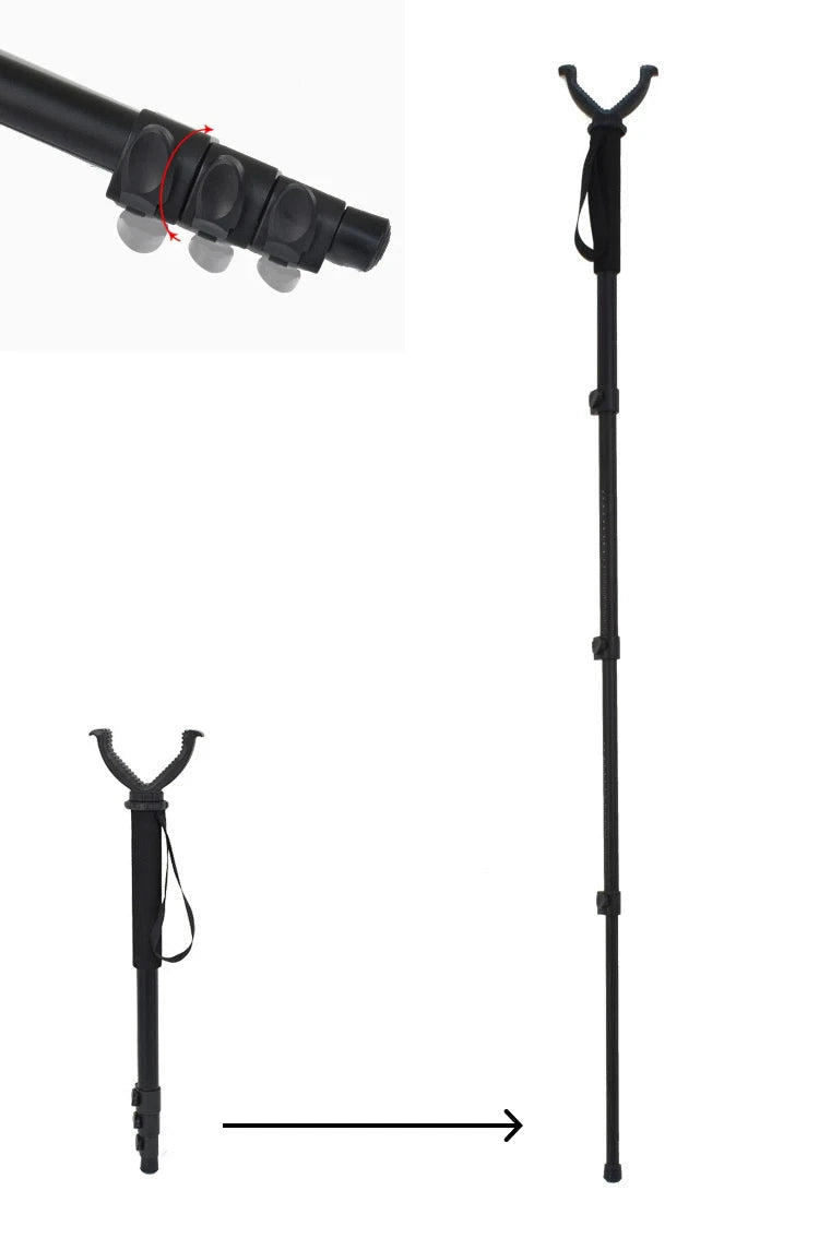 Monopé de caça em liga de alumínio